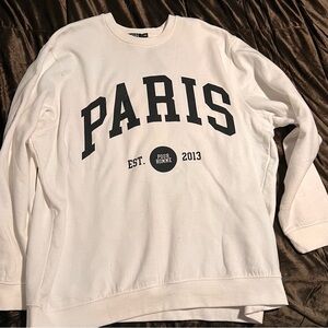 PARIS Graphic Men's Sweater BoohooMAN